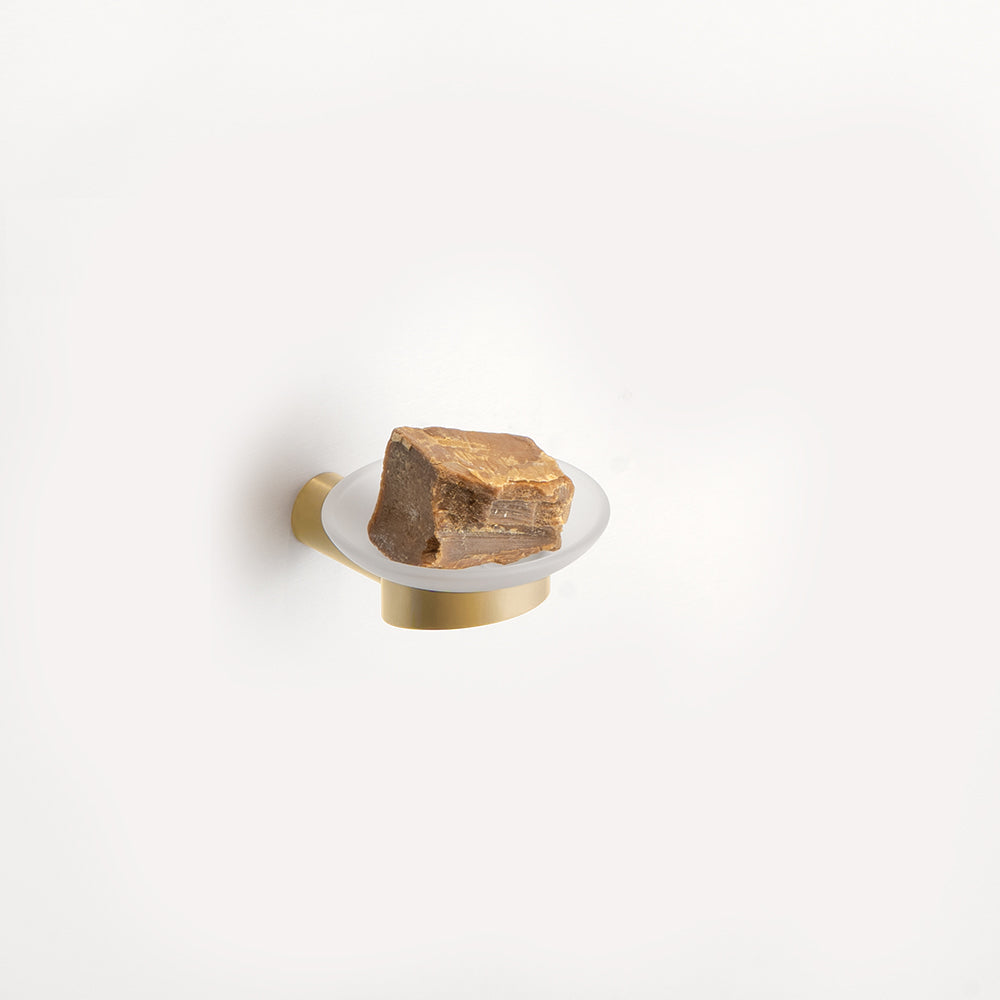 Soap Dish – Corona – Brushed Gold