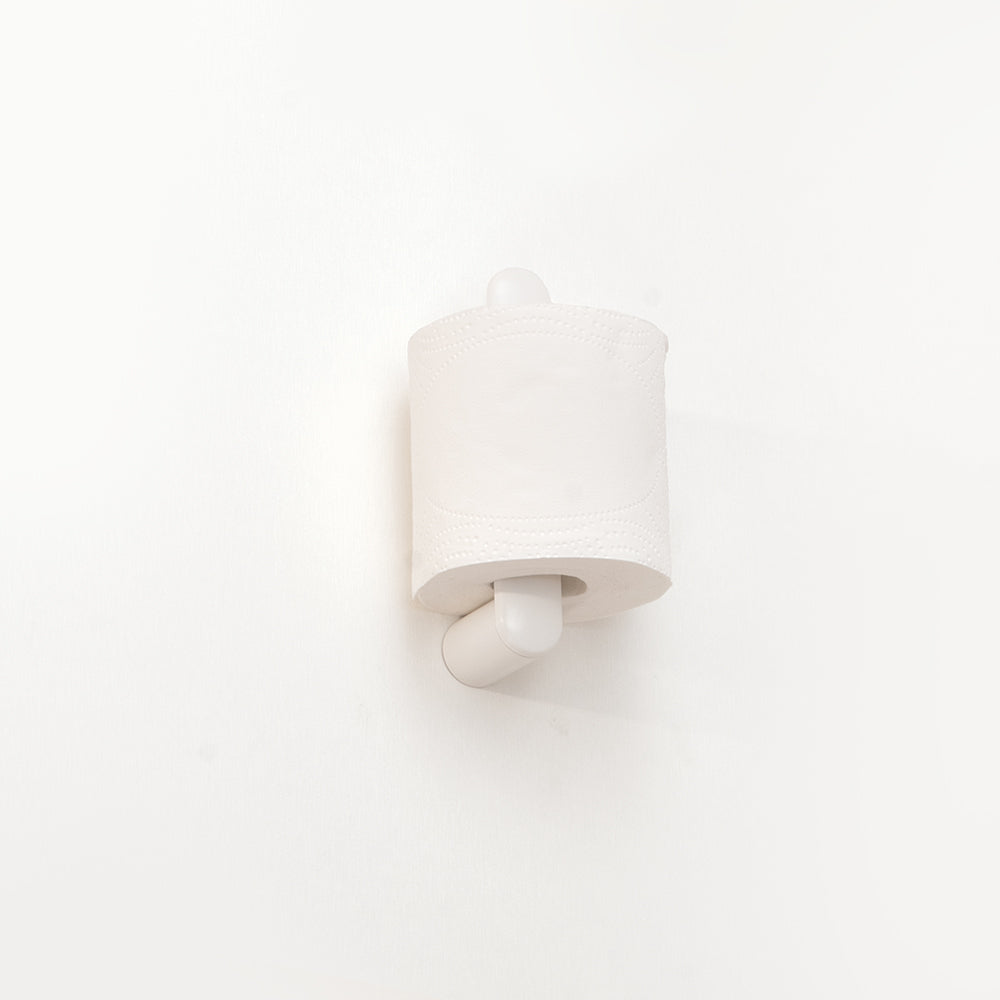 Vertical Toilet Roll Holder – Corona – Matt White