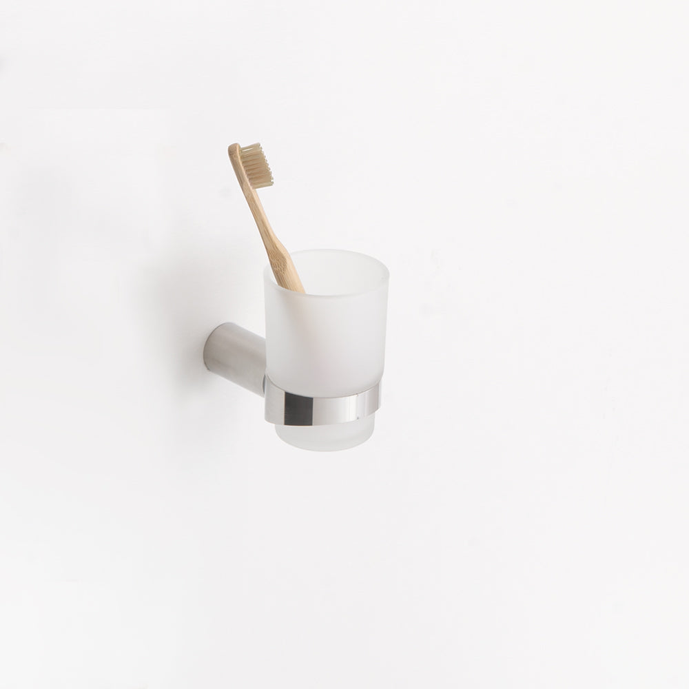 Glass Holder – Corona – Polished Stainless Steel