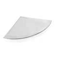 KAPITAN clear glass corner shelf