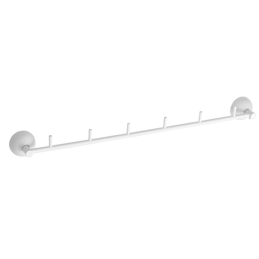 Six-Hook Rack – CLASSICO – Matt White