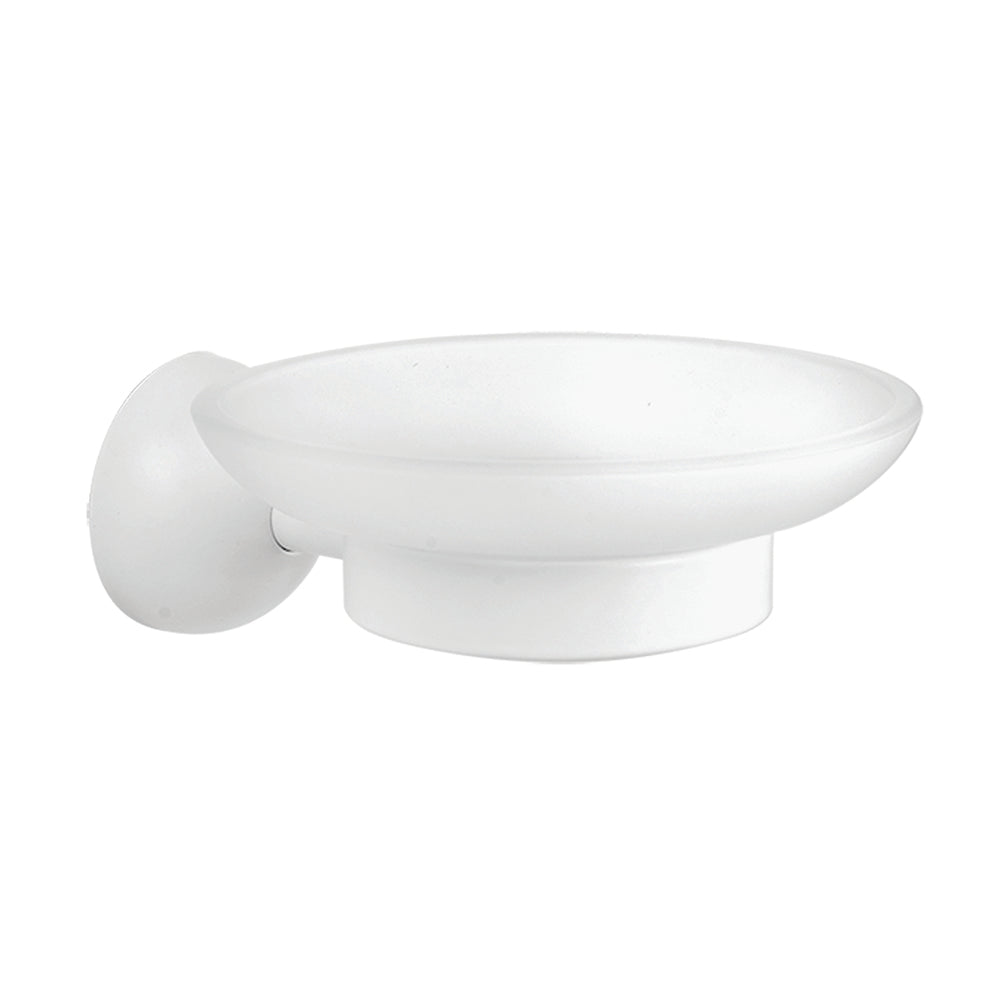 Glass Soap Dish – CLASSICO – Matt White