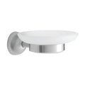 Glass Soap Dish – CLASSICO – Brushed Stainless Steel