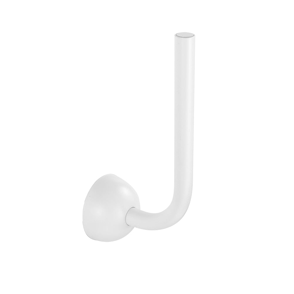 Straight Toilet Roll Holder – CLASSICO – Matt White