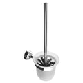 Wall-Mounted Glass Toilet Brush Holder – CLASSICO – Polished Stainless Steel