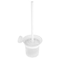 Wall-Mounted Glass Toilet Brush Holder – CLASSICO – Matt White