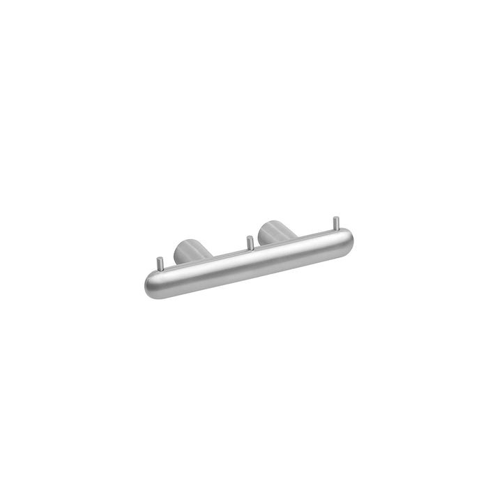 Three-Hook Hanger – Corona – Brushed Stainless Steel