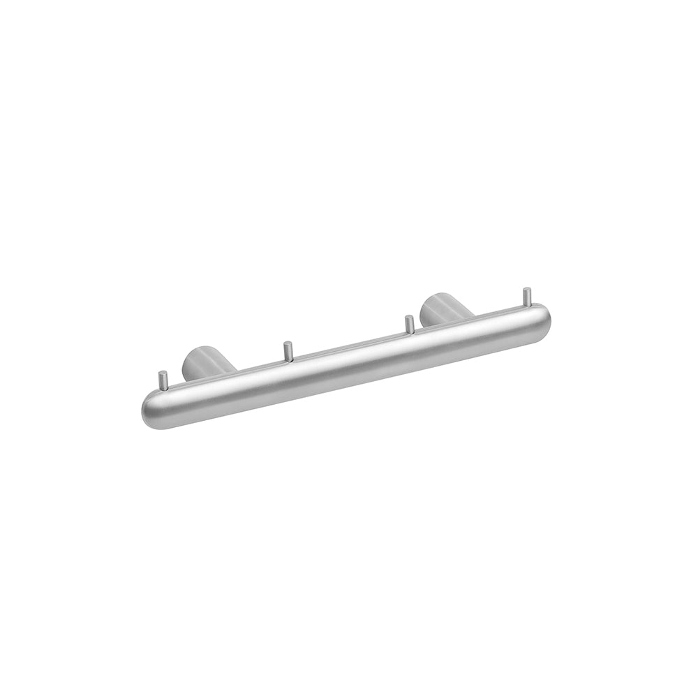 Four-Hook Hanger – Corona – Brushed Stainless Steel