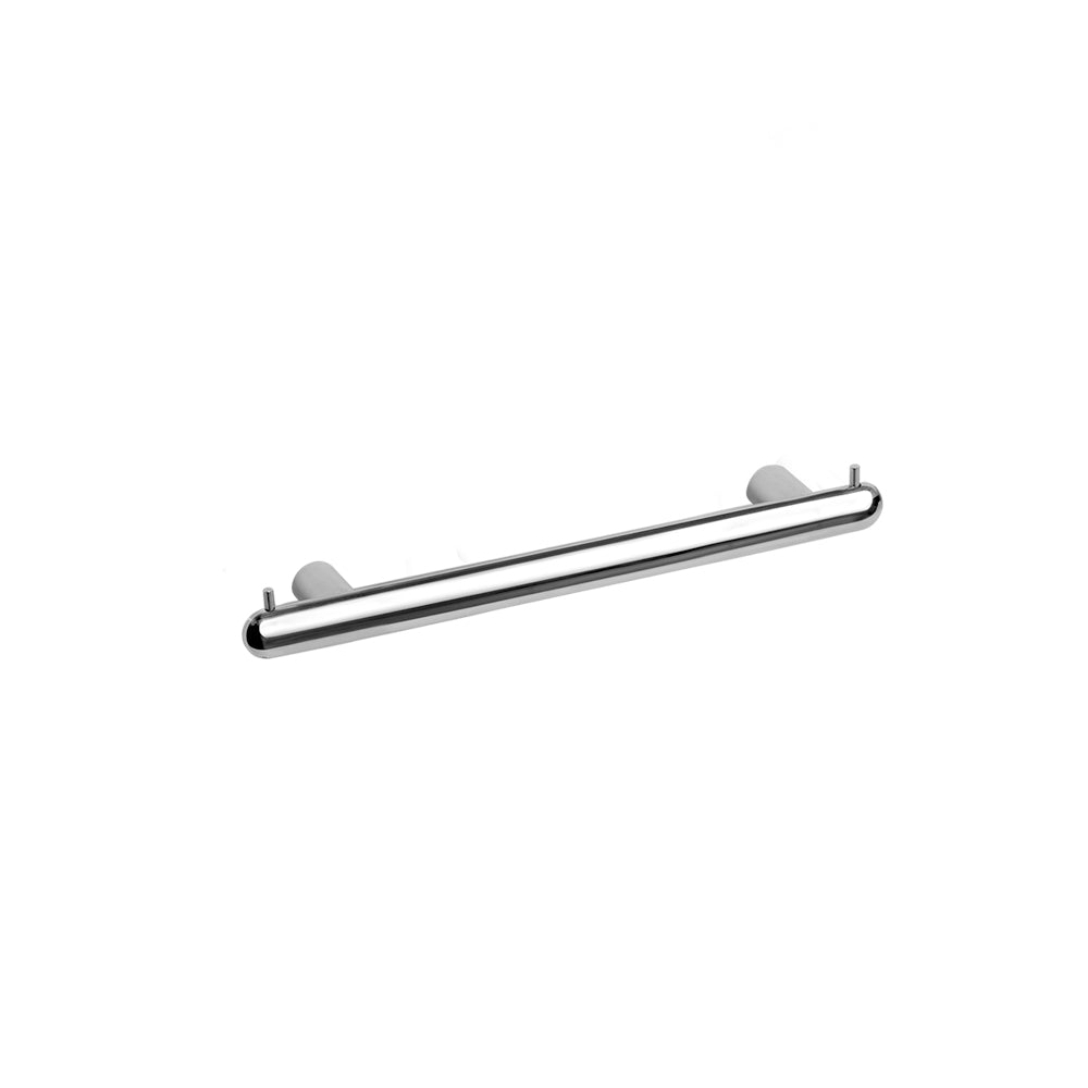 Towel Bar With Two Hooks – Corona – Polished Stainless Steel – 40 cm