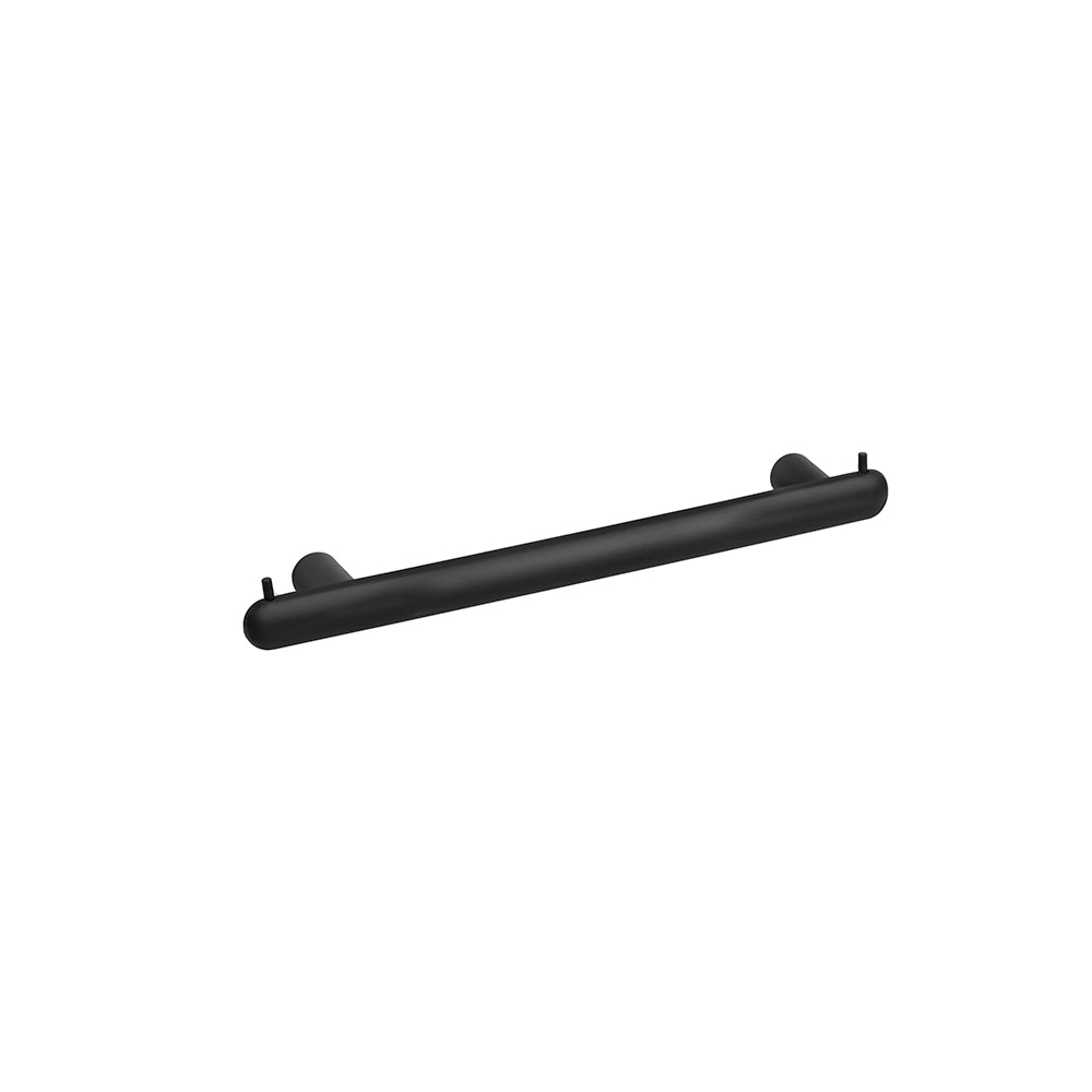 Towel Bar With Two Hooks – Corona – Matt Black – 40 cm