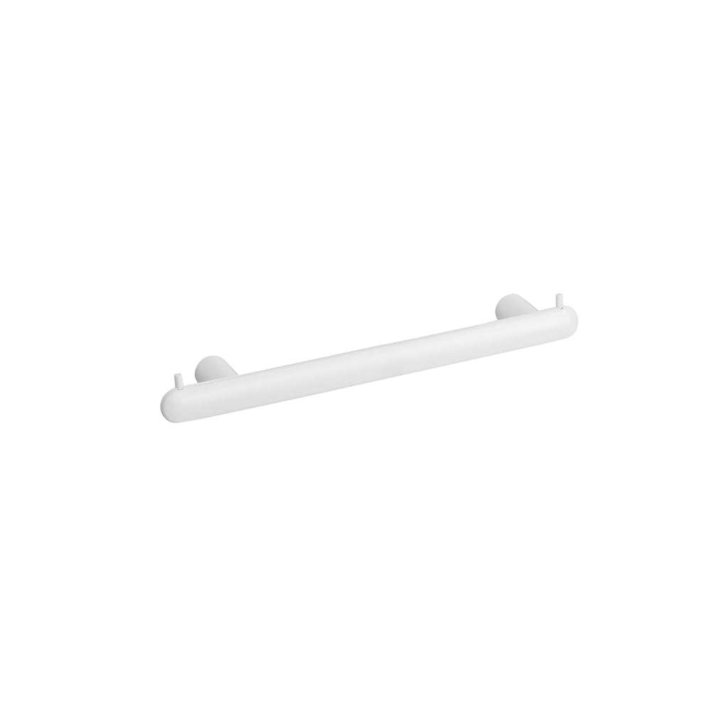 Towel Bar With Two Hooks – Corona – Matt White – 40 cm