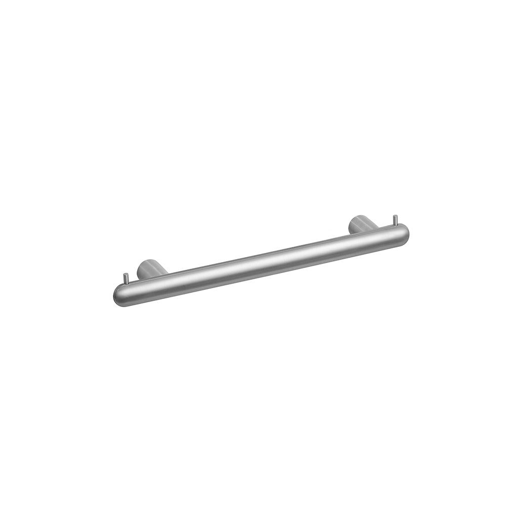 Towel Bar With Two Hooks – Corona – Brushed Stainless Steel – 40 cm