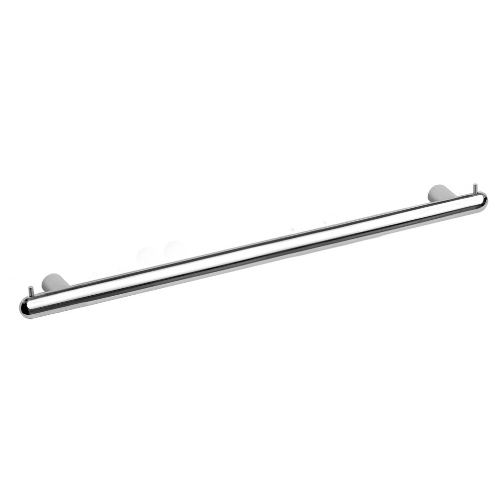 Towel Bar With Two Hooks – Corona – Polished Stainless Steel – 70 cm