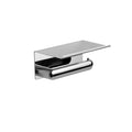 Toilet Roll Holder with Shelf – Corona – Polished Stainless Steel