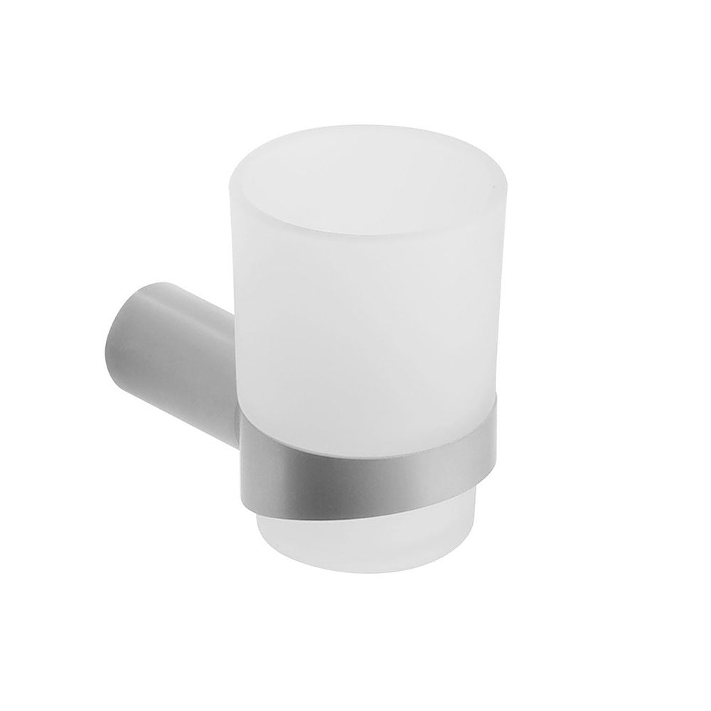 Glass Holder – Corona – Brushed Stainless Steel