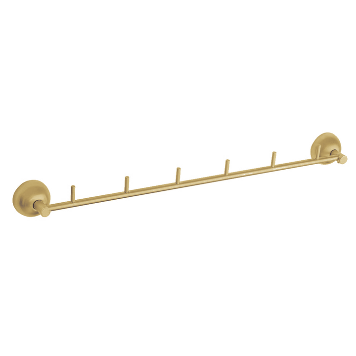 Six-Hook Rack – CLASSICO – Brushed Gold