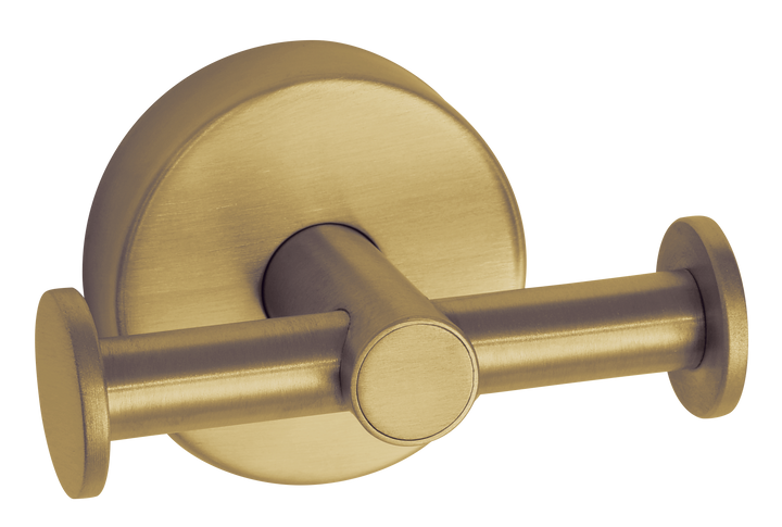 Two-Hook Hanger – UNO – Brushed Gold