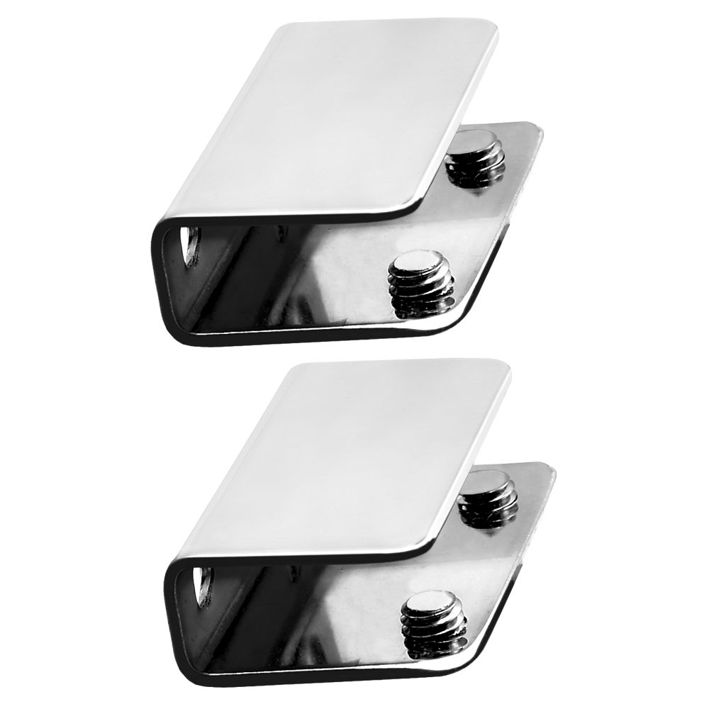 KAPITAN 90 02 shelf holders, set of two — polished