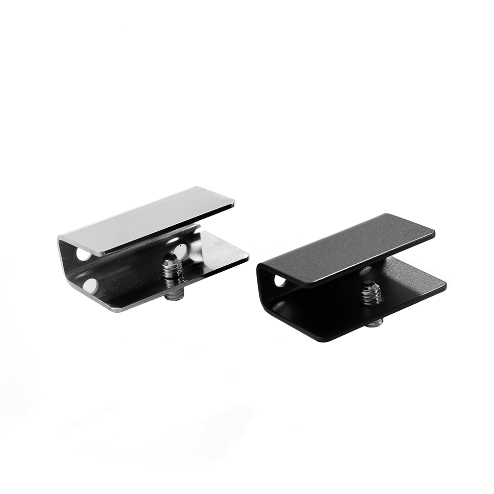 KAPITAN 90 02 shelf holders — metal and matt black finish comparison; gallery image, not a single-finish variant photo