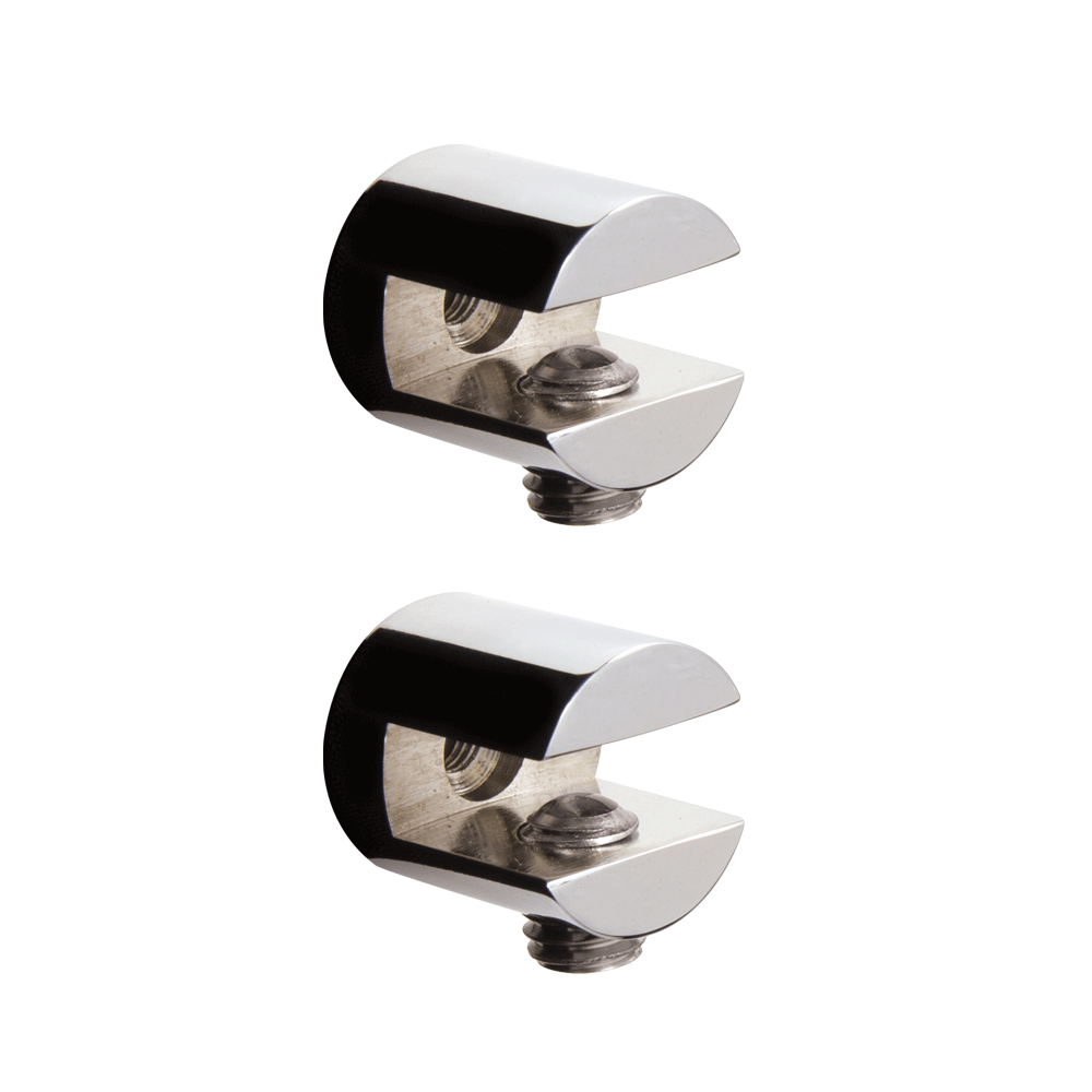 KAPITAN 90 55 shelf holders, set of two — polished