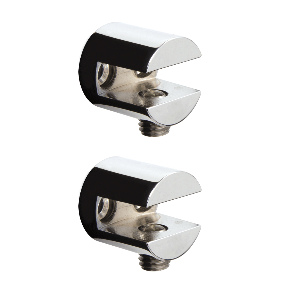 KAPITAN 90 66 shelf holders, set of two — polished