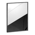 Framed Bathroom Mirror – Matt Black