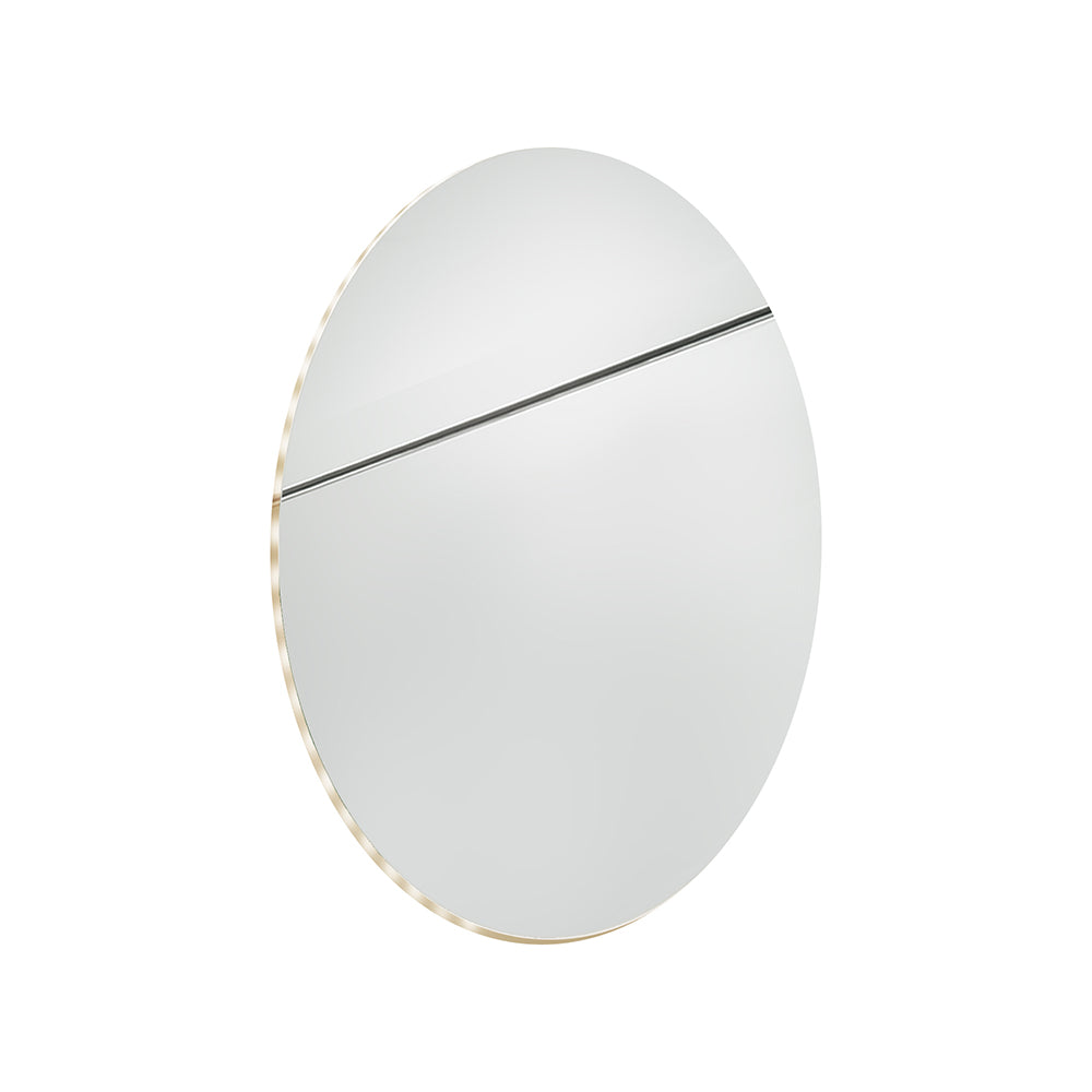 Round Backlit Bathroom Mirror