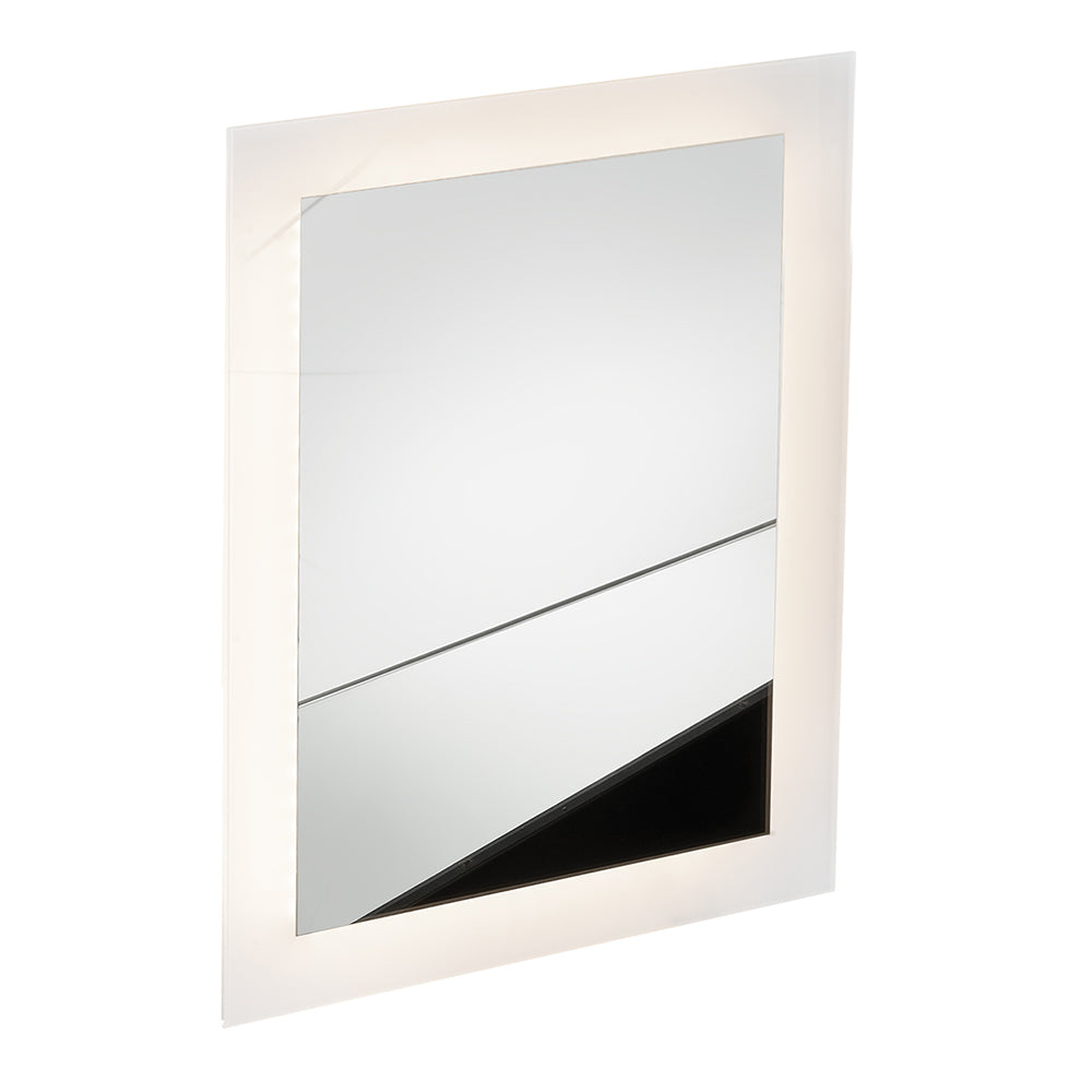 LED Bathroom Mirror with Illuminated Border
