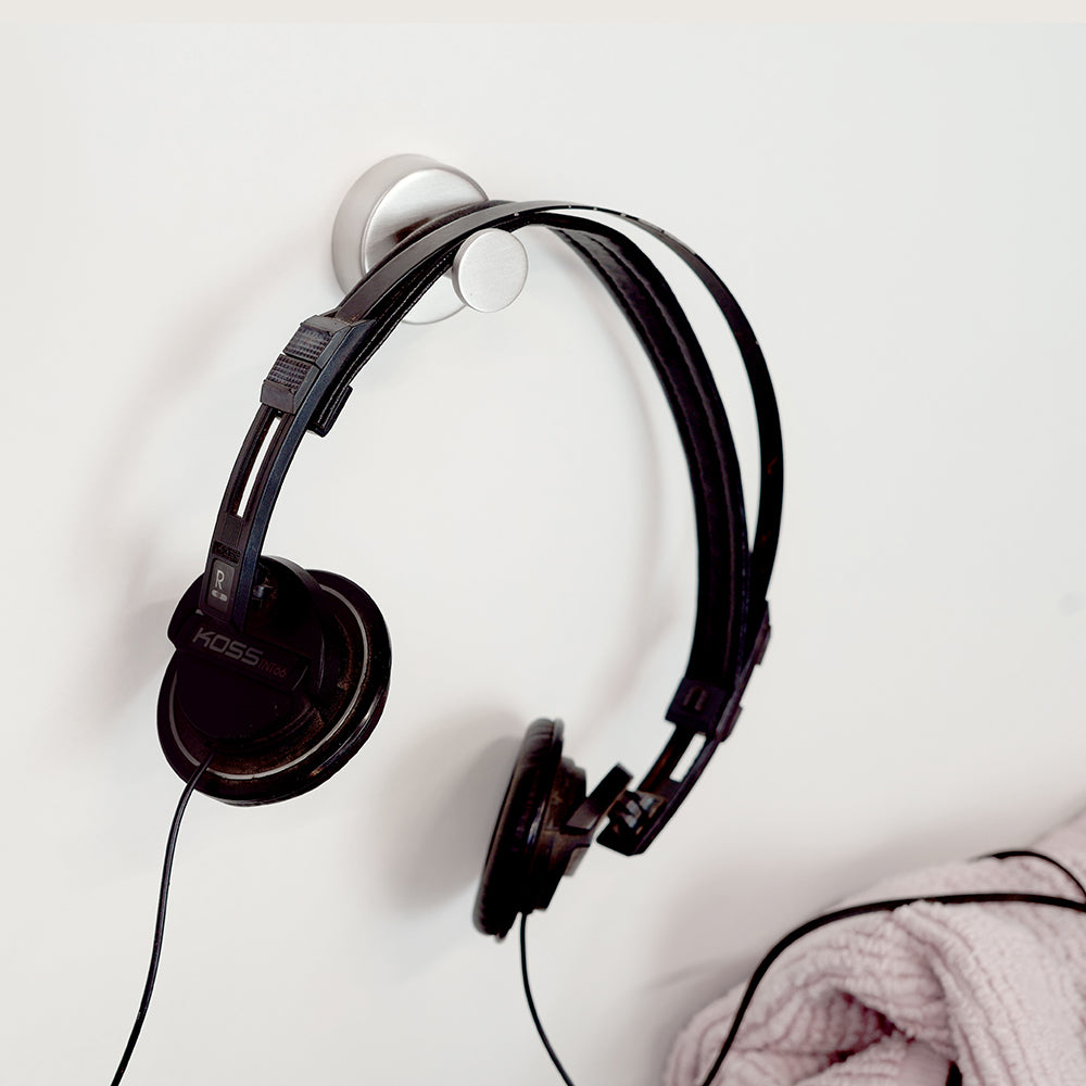 Single Hook – MODERNO – Brushed Stainless Steel — interior view