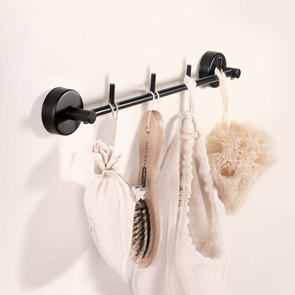 Four-Hook Rack – MODERNO – Matt Black — interior view