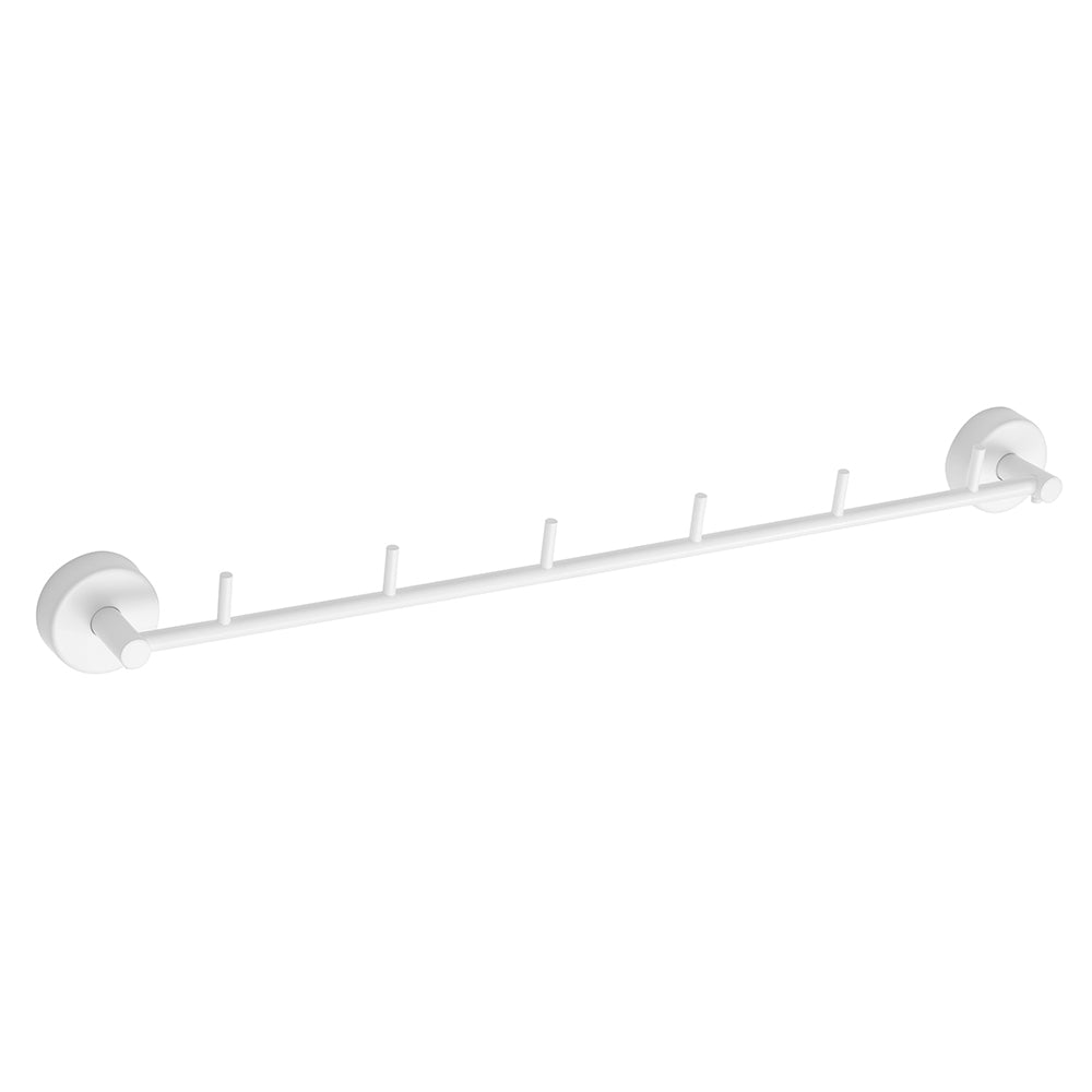 Six-Hook Rack – MODERNO – Matt White