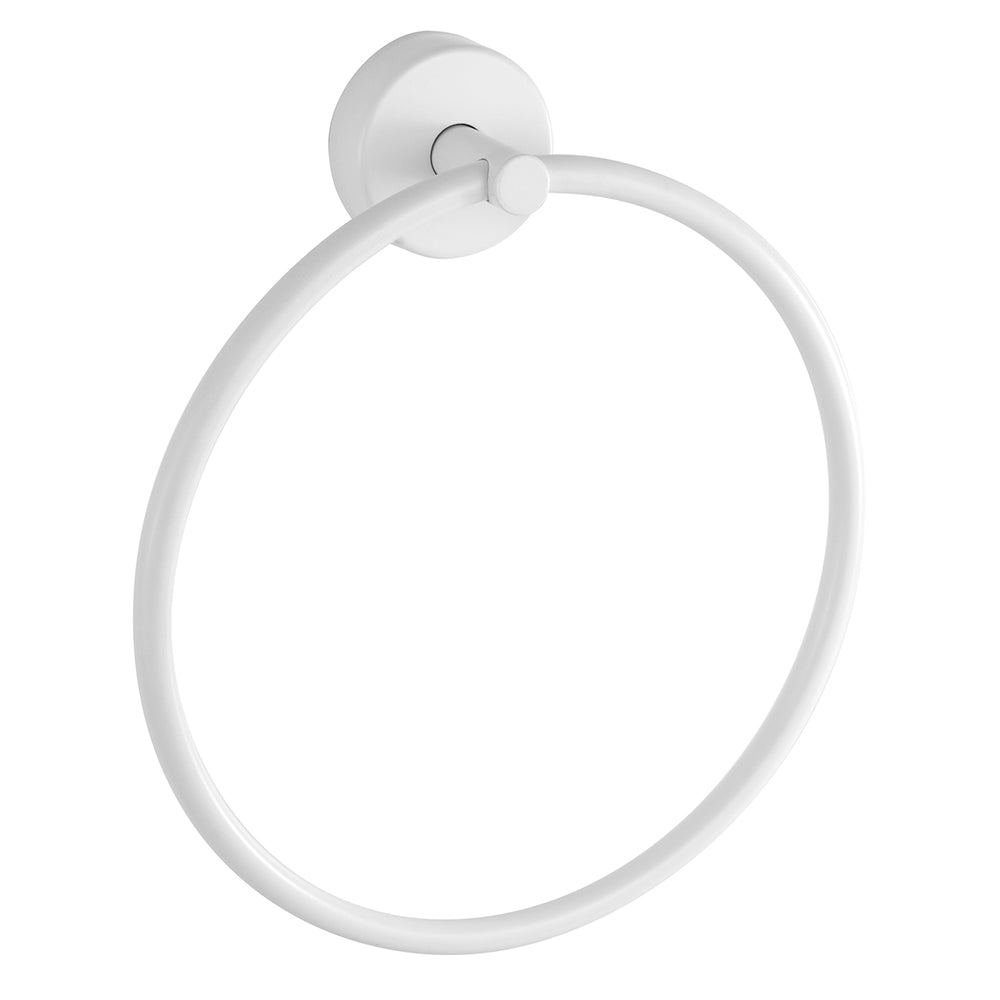 Round Towel Ring – MODERNO – Matt White