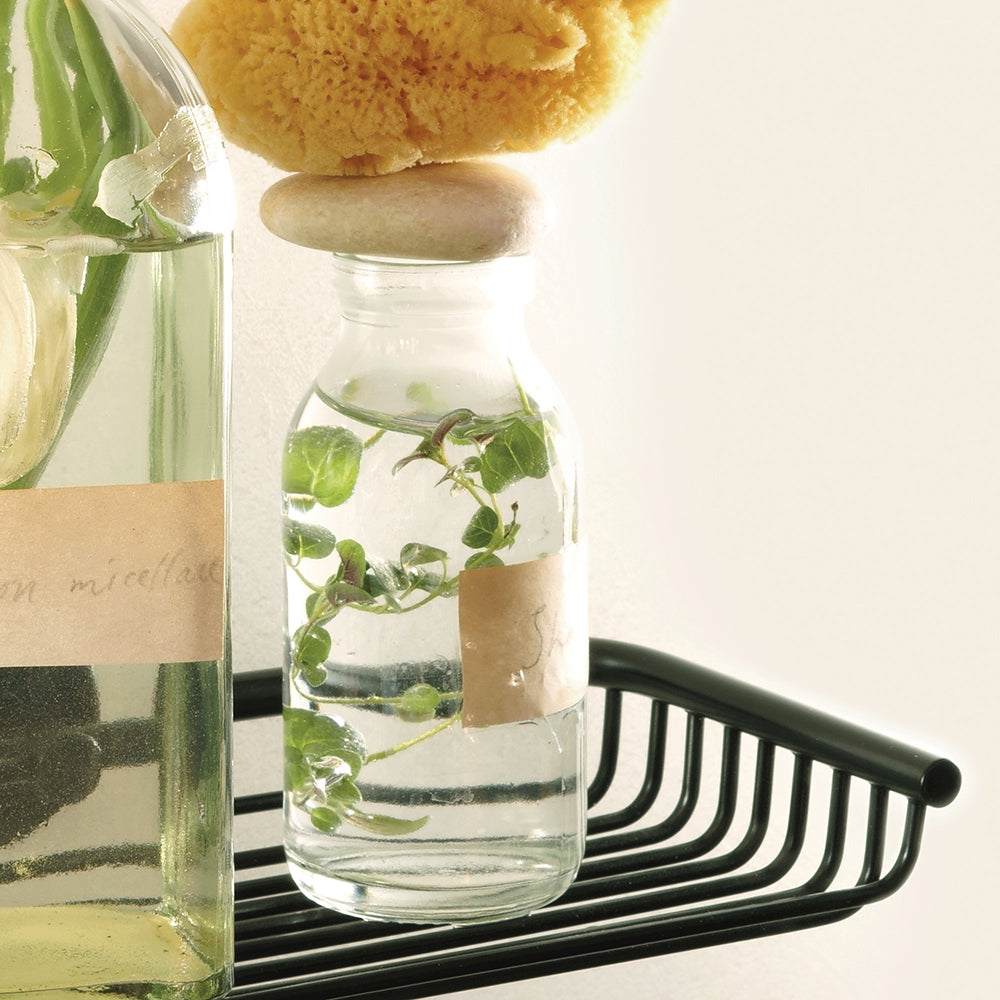 Double Wire Soap Dish – MODERNO – Matt Black — interior view