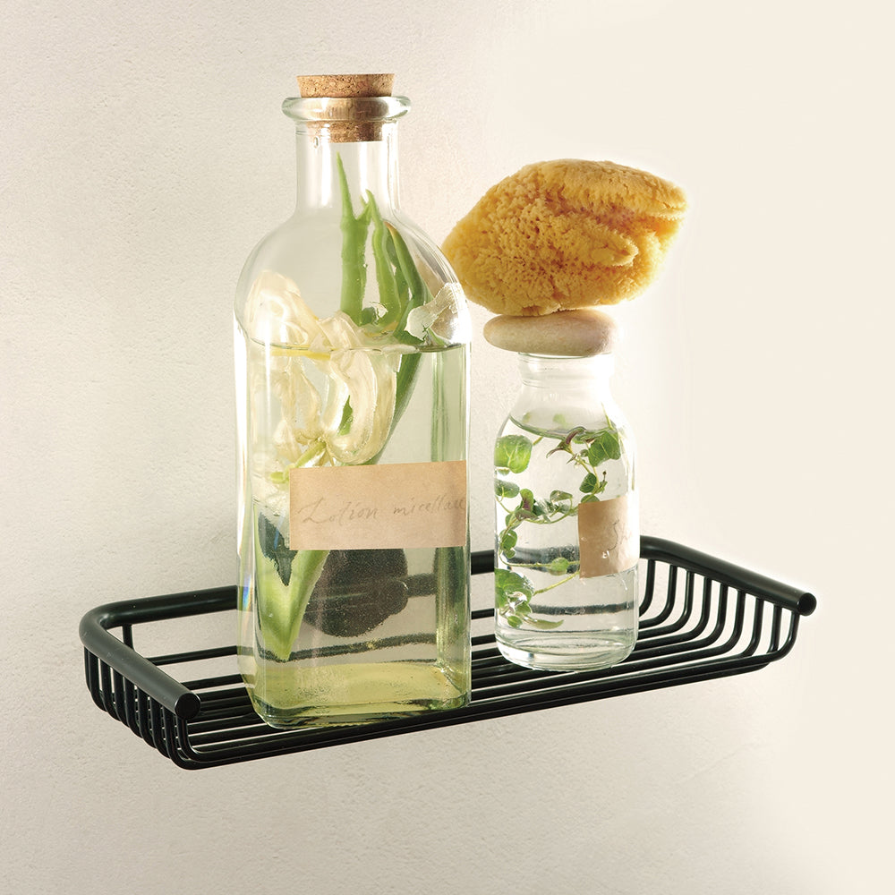 Double Wire Soap Dish – MODERNO – Matt Black — interior view