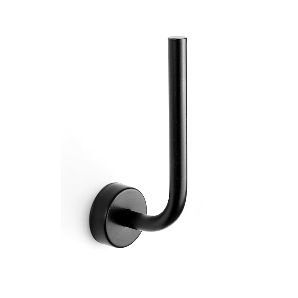 Straight Toilet Roll Holder – MODERNO – Matt Black