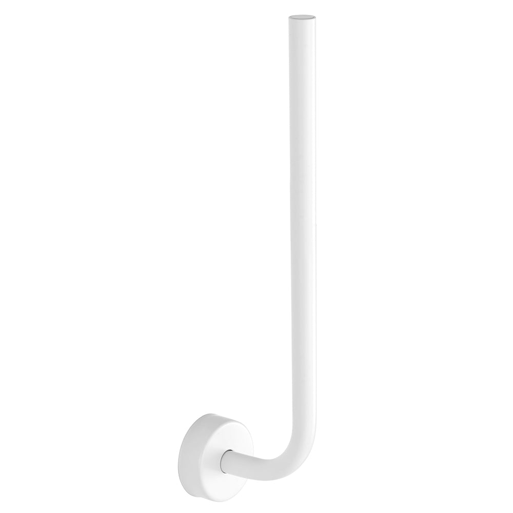 Double Straight Toilet Roll Holder – MODERNO – Matt White