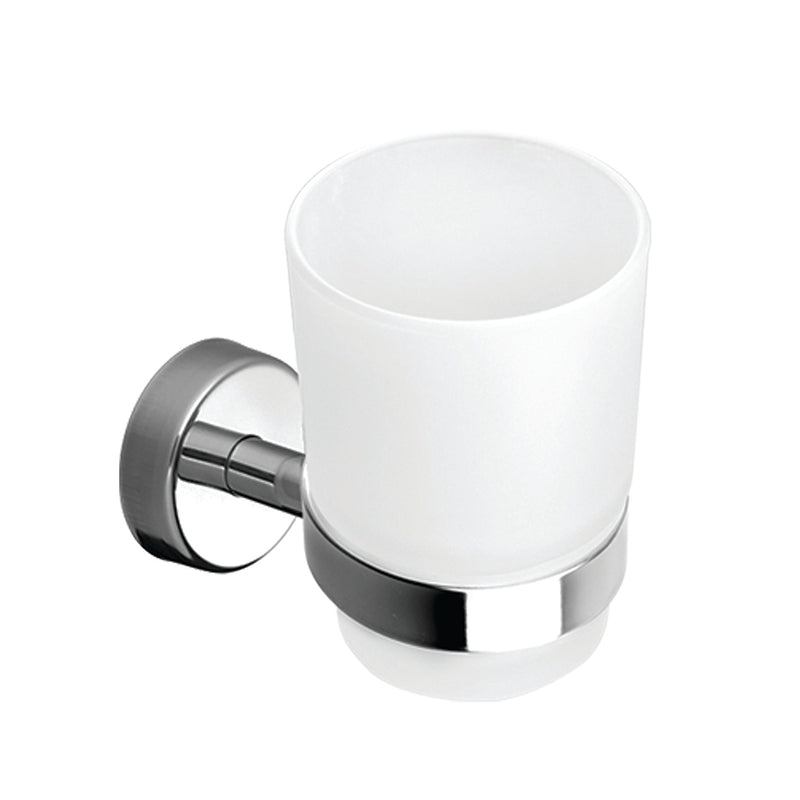 Glass Tumbler Holder – MODERNO – Polished Stainless Steel