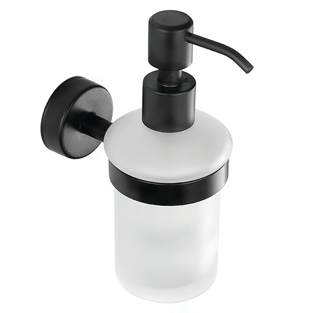 Wall-Mounted Soap Dispenser 180 ml – MODERNO – Matt Black