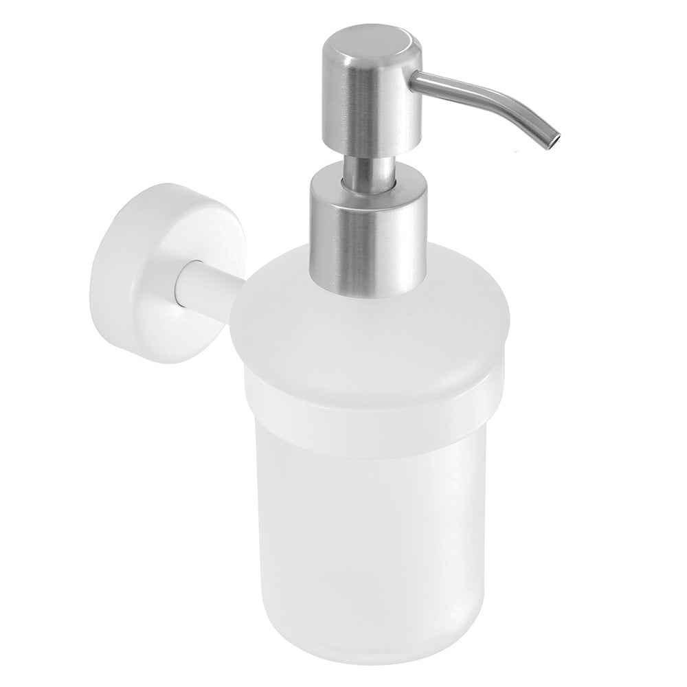 Wall-Mounted Soap Dispenser 180 ml – MODERNO – Matt White