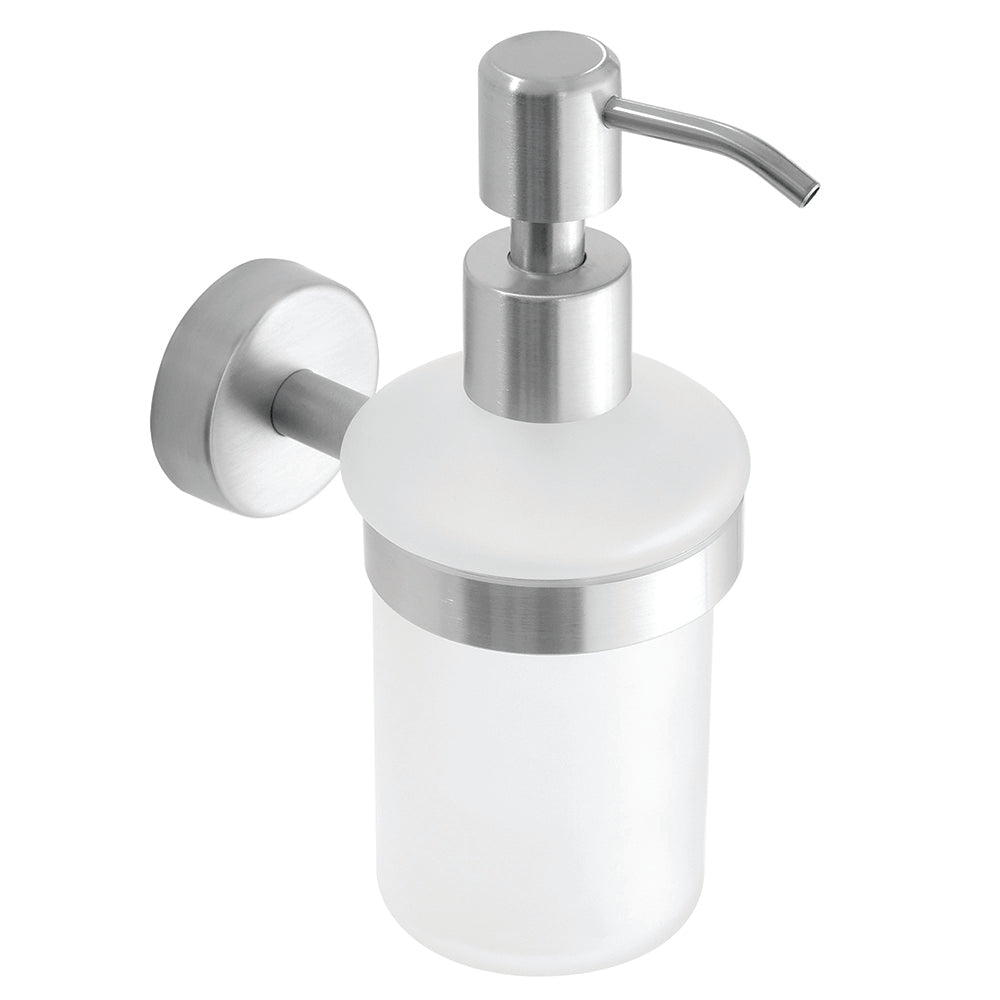 Wall-Mounted Soap Dispenser 180 ml – MODERNO – Brushed Stainless Steel