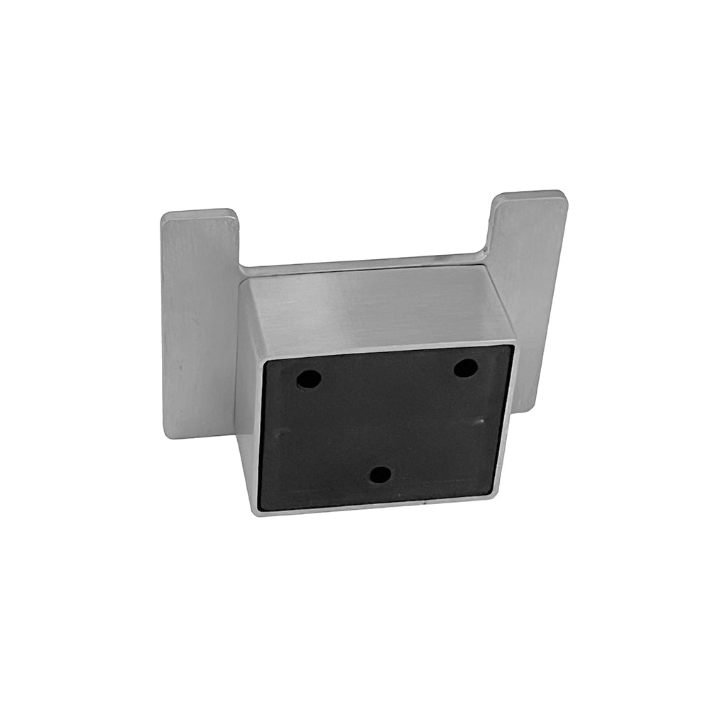 Double Hook – NEO – Brushed Stainless Steel – product view
