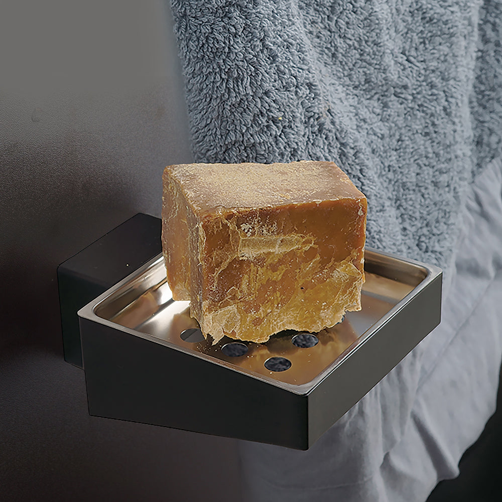 Wire Soap Dish – NEO – Matt Black – product view