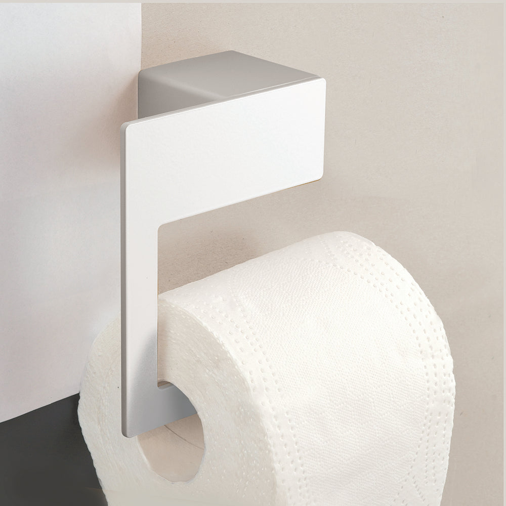 Ring-Style Toilet Roll Holder – NEO – Matt White – product view