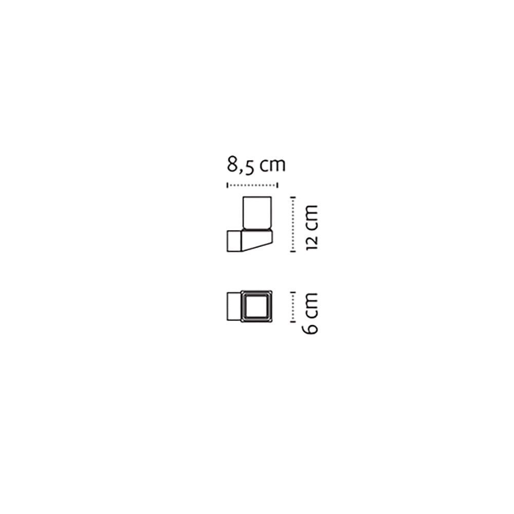 Tumbler Holder – NEO – Matt White – dimensions