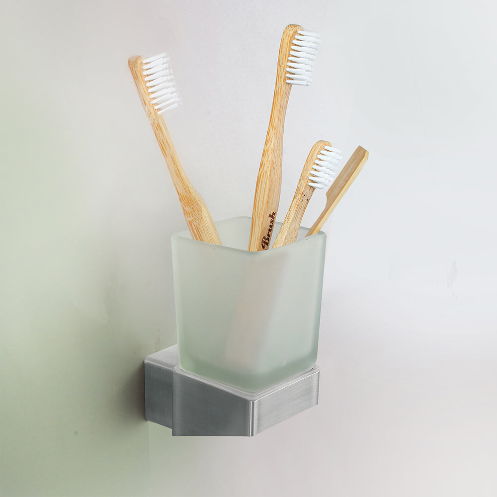 Tumbler Holder – NEO – Brushed Stainless Steel – product view