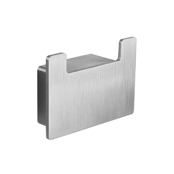 Double Hook – NEO – Brushed Stainless Steel