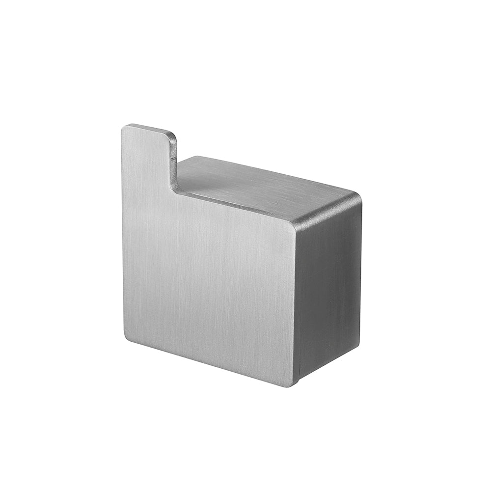 Single Hook – Left – NEO – Brushed Stainless Steel