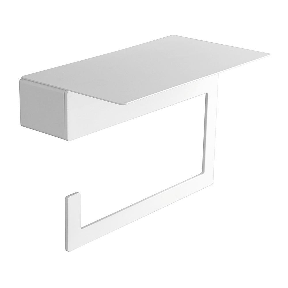 Towel Ring with Shelf – NEO – Matt White