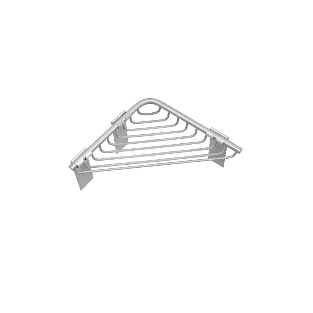 Mini Corner Wire Soap Dish – NETS – Brushed Stainless Steel