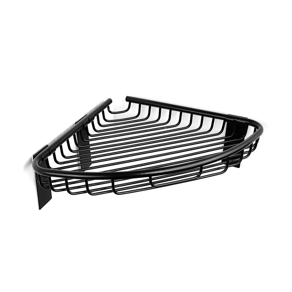 Shallow Corner Basket – NETS – Matt Black